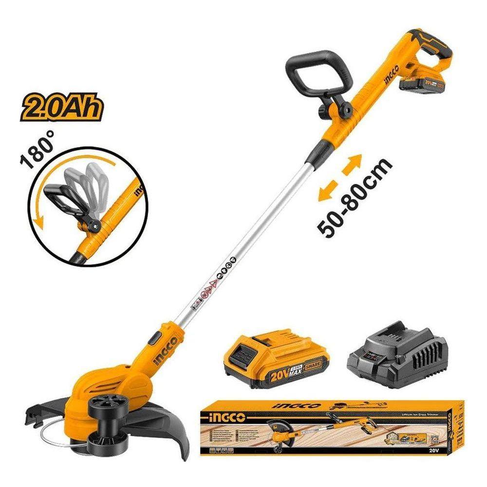 Ingco CGTLI203285 Li-Ion Grass Trimmer 20V - KHM Megatools Corp. Ingco CGTLI203285 Li-Ion Grass Trimmer 20V - KHM Megatools Corp.